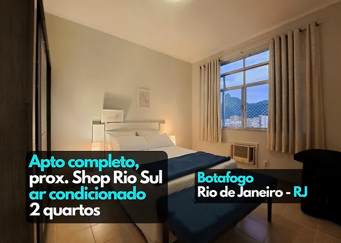 Lindo Apto 2 Qts Ar Botafogo Praia Do Leme